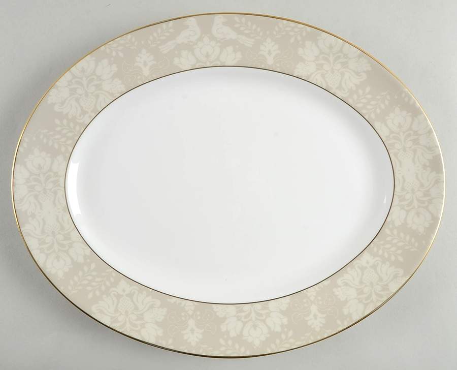 Love Bird 13" Oval Serving Platter by Lenox-1