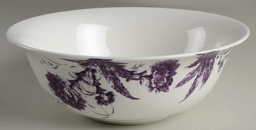 Toile Tale Amethyst 9" Round Serving Bowl by Lenox-1