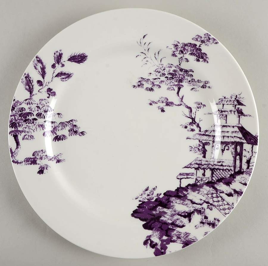 Toile Tale Amethyst Dinner Plate by Lenox-1