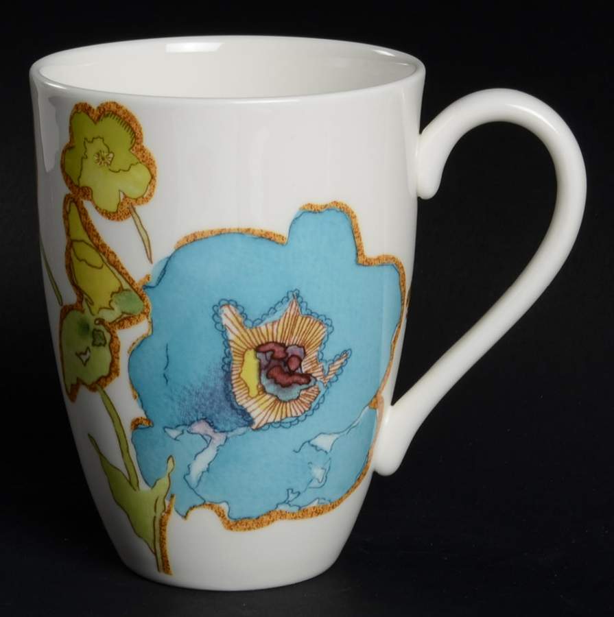 Floral Fusion Blue Mug by Lenox-1
