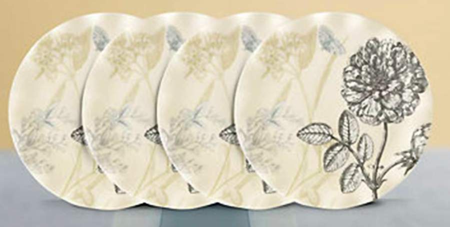 Vintage Botanical Party Plate by Lenox-1