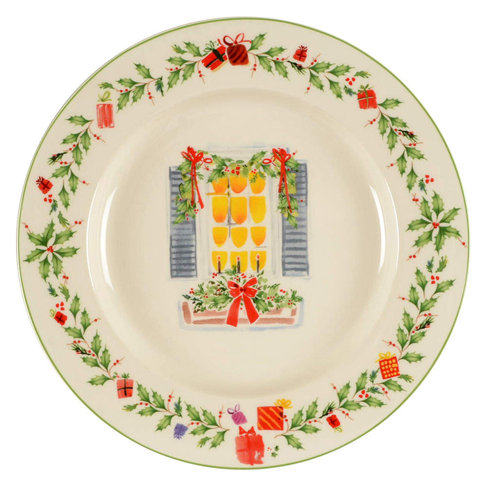Holiday Inspirations & Illustrations Luncheon/Salad Plate by Lenox-1