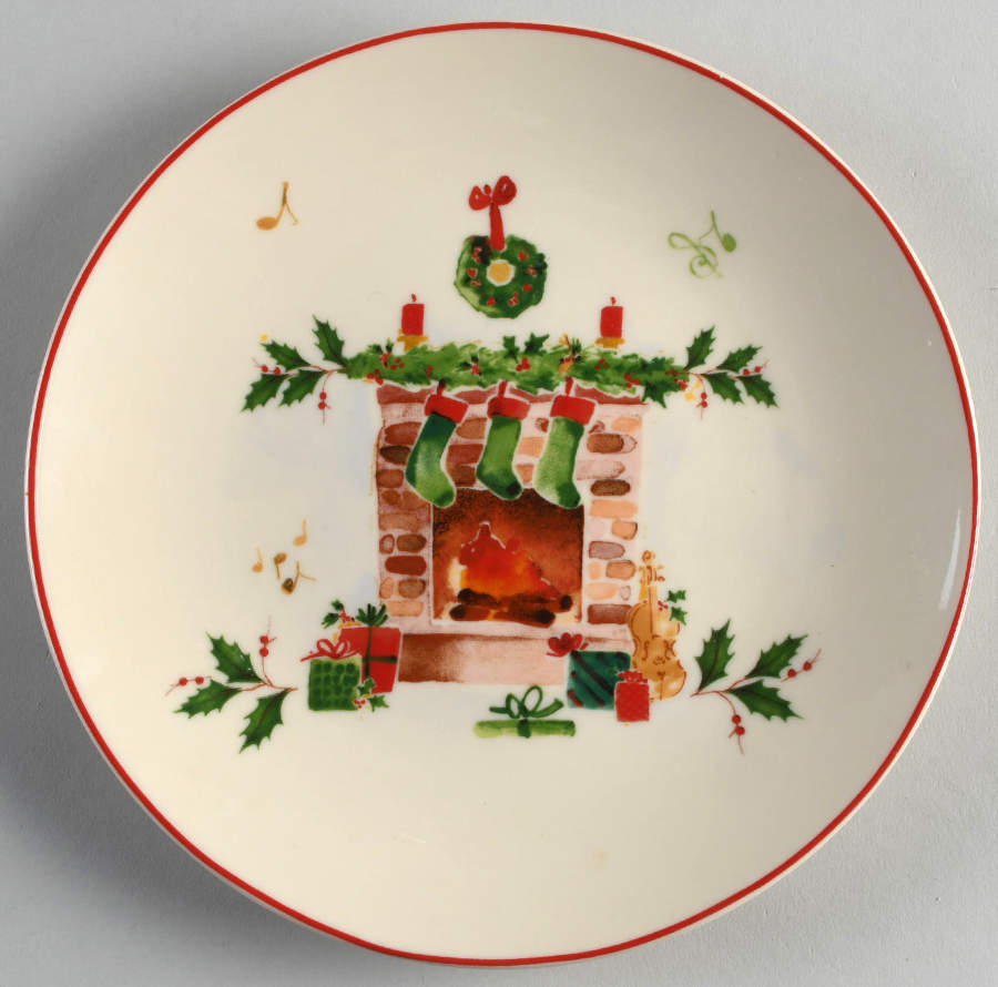 Holiday Inspirations & Illustrations Dessert/Pie Plate by Lenox-1