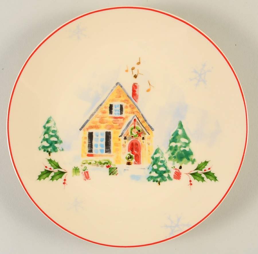 Holiday Inspirations & Illustrations Dessert/Pie Plate by Lenox-1