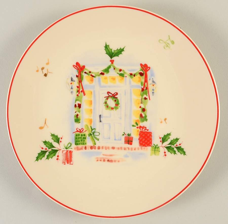 Holiday Inspirations & Illustrations Dessert/Pie Plate by Lenox-1