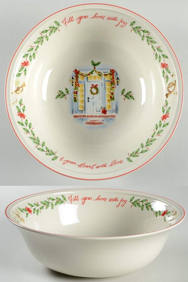 Holiday Inspirations & Illustrations Sentiment Bowl by Lenox-1