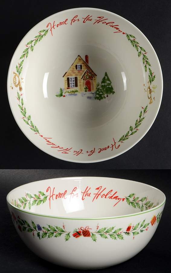 Holiday Inspirations & Illustrations 7" Round Serving Bowl by Lenox-1