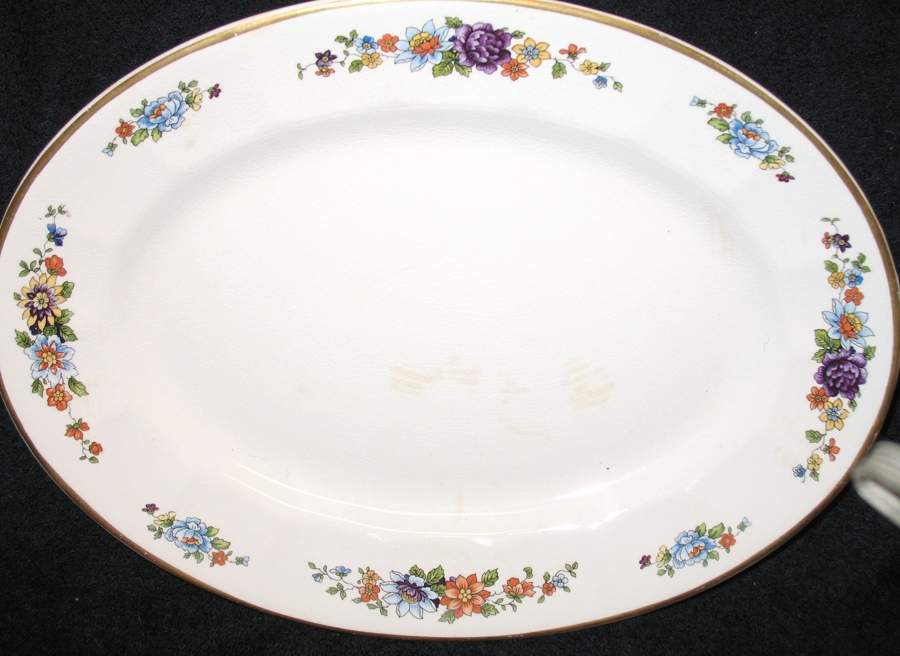 LIA146 11" Oval Serving Platter by Limoges-American-1