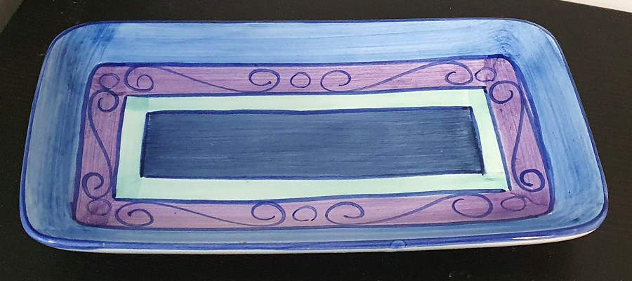 Persia 6" Rectangular Tray by Living Art-1