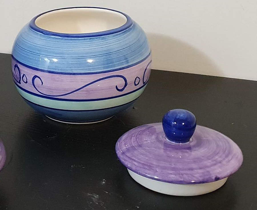 Persia Sugar Bowl & Lid by Living Art-1