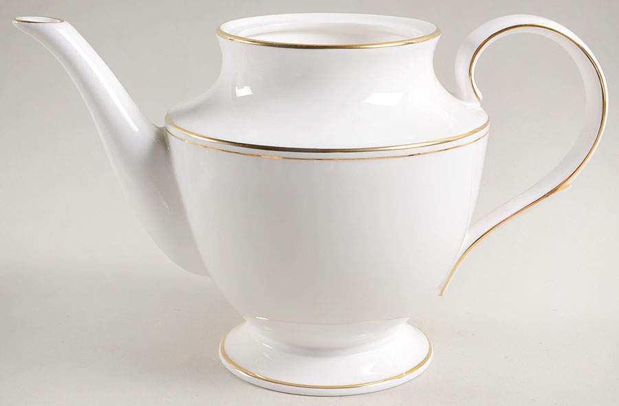 Federal Gold (Reintroduced 2013) Teapot No Lid by Lenox-1