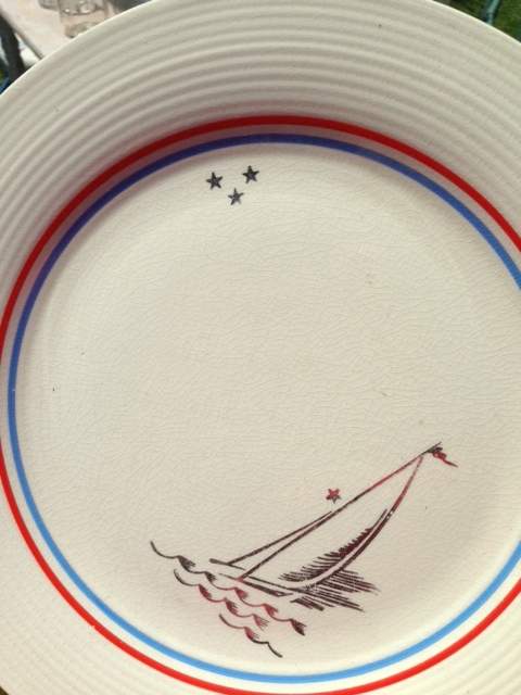 Lipton T Dinner Plate by Limoges-American-1