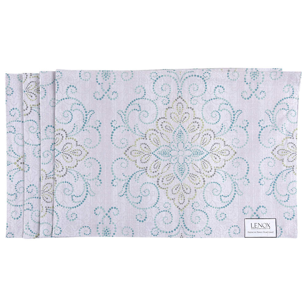 French Perle Charm Cloth Placemat - Set of 4 by Lenox-1