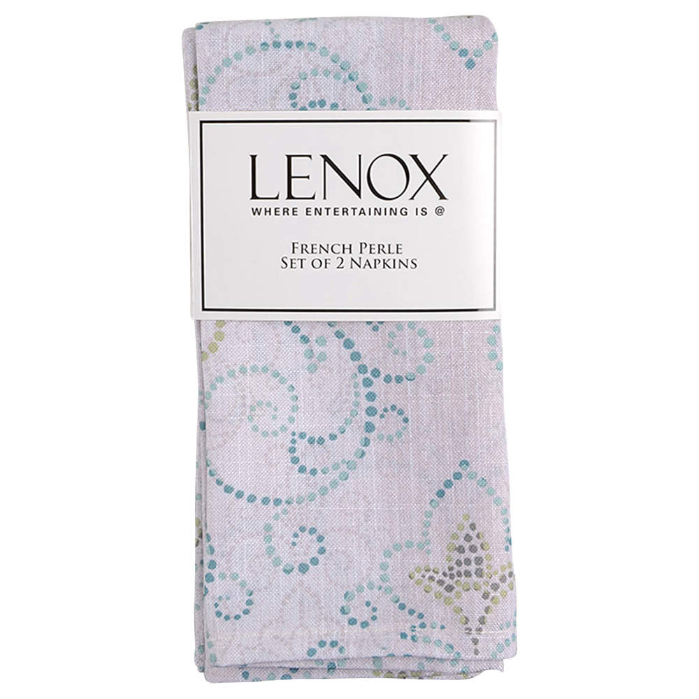 French Perle Charm Cloth Napkin - Set of 2 by Lenox-1