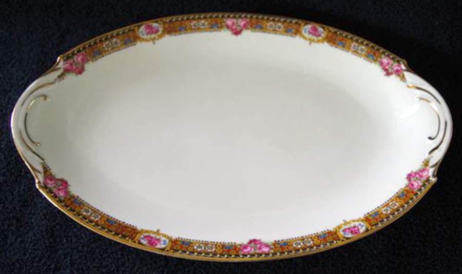 LEG115 13" Oval Serving Platter by F Legrand & Cie-1