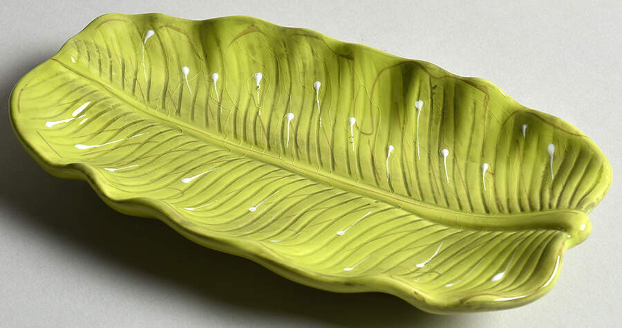 Tropical Palm 7" Leaf Plate by Laurie Gates-1