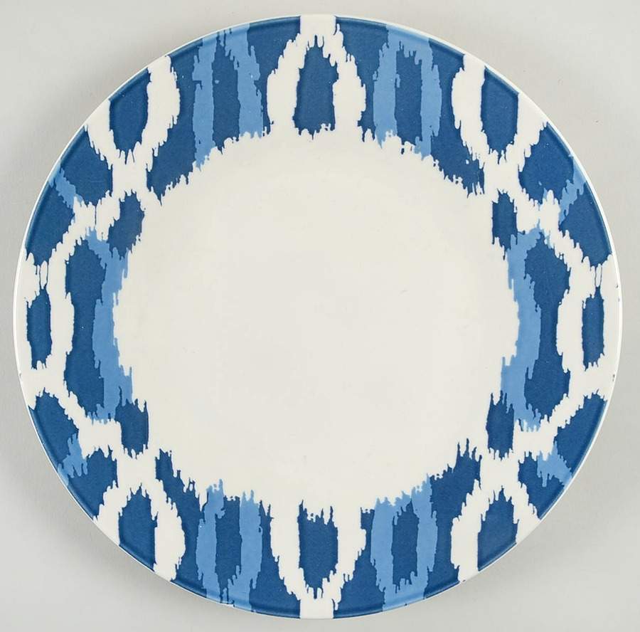 Deep Sea Ikat Salad Plate by Lenox-1