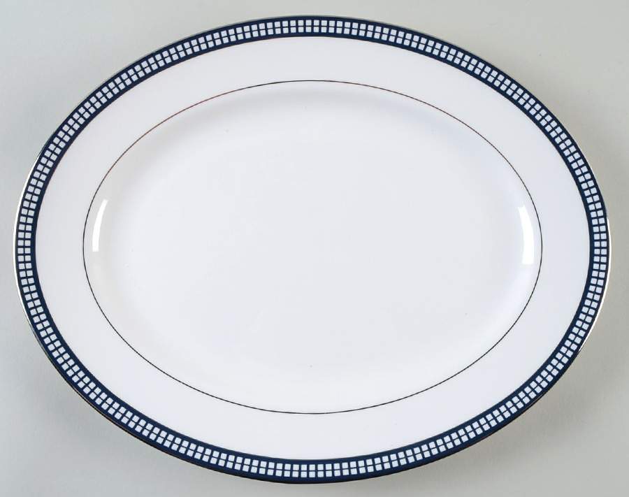 Escapade 13" Oval Serving Platter by Lenox-1