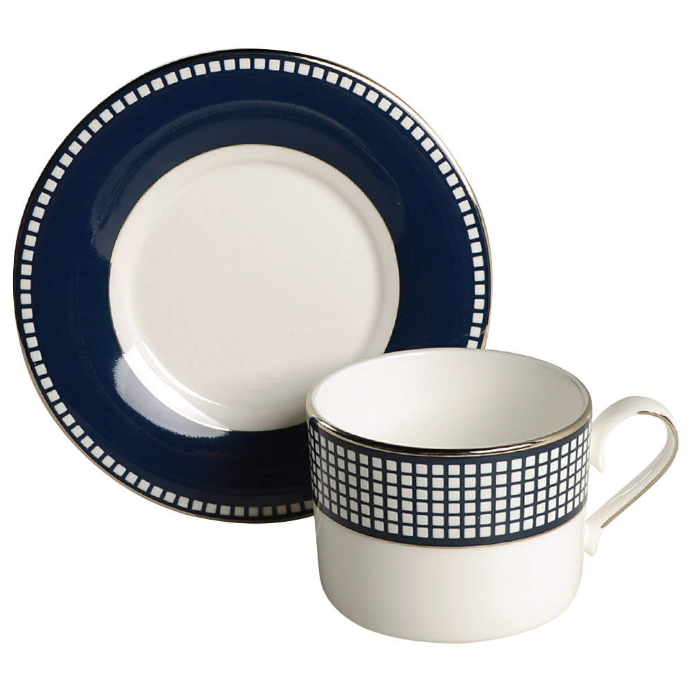 Escapade Flat Cup & Saucer Set by Lenox-1