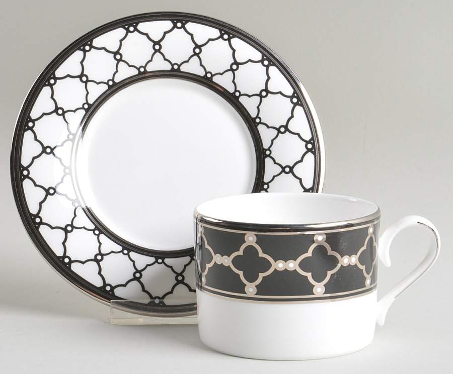 Garden Gala Flat Cup & Saucer Set by Lenox-1