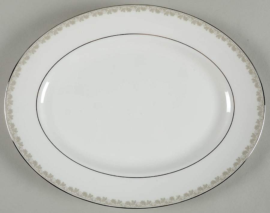 Lyrical Garden 13" Oval Serving Platter by Lenox-1
