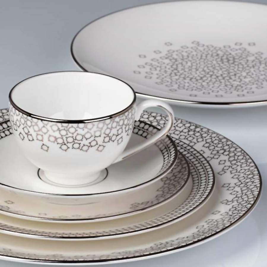 Starlet Silver Dinner Plate by Lenox-1