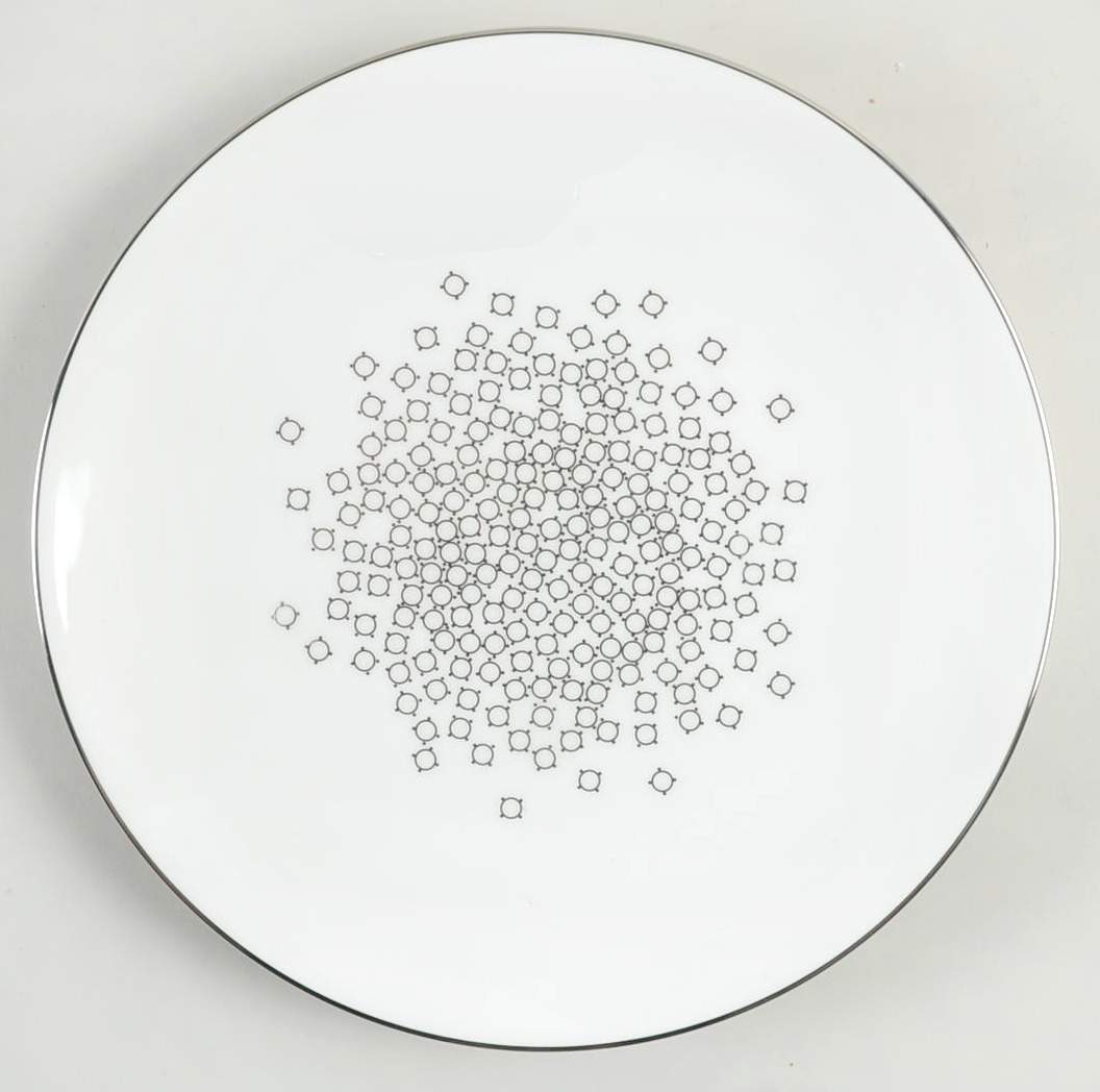 Starlet Silver Accent Luncheon Plate by Lenox-1