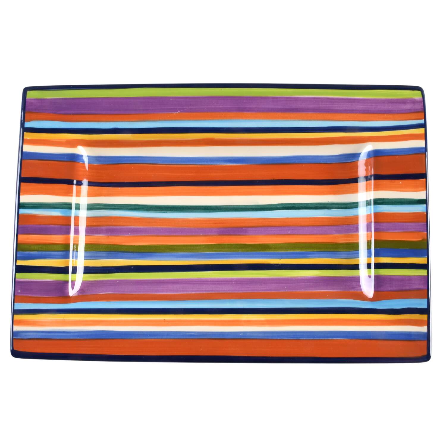 Casablanca 14" Rectangular Serving Platter by Living Art-1