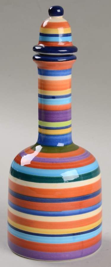 Casablanca Oil Or Vinegar Cruet and Stopper by Living Art-1