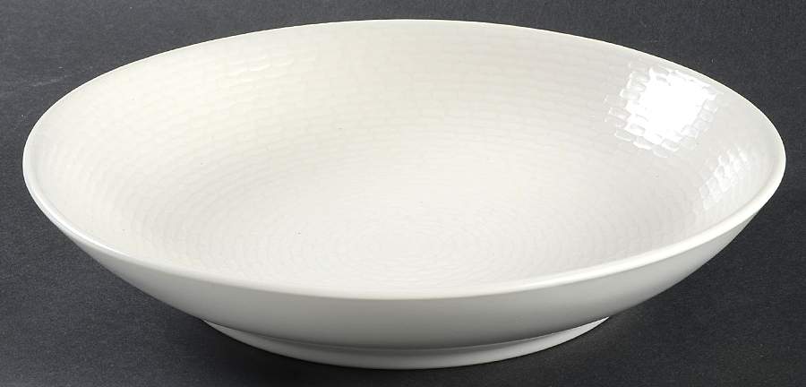 Urban Impressions Parchment White 9" Individual Pasta Bowl by Lenox-1