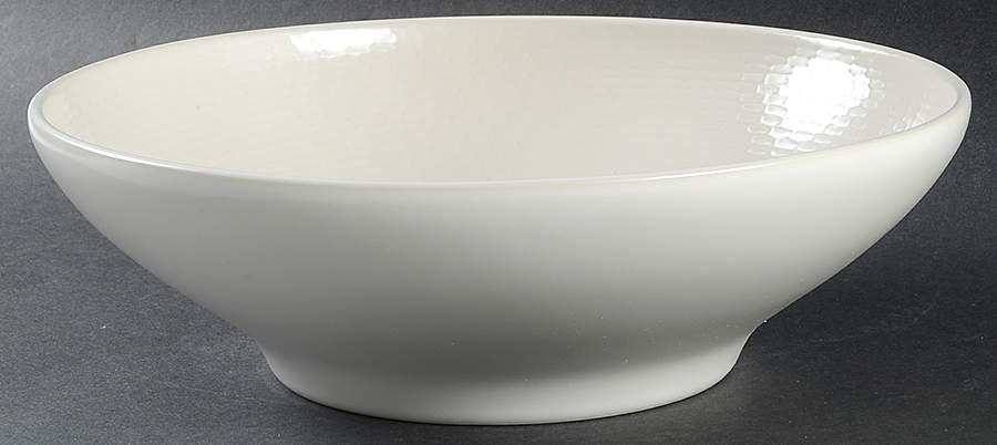 Urban Impressions Parchment White 10" Round Serving Bowl by Lenox-1