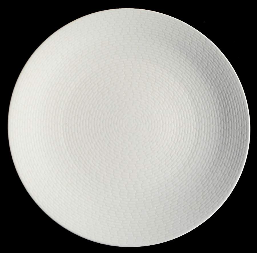 Urban Impressions Parchment White 12" Chop Plate (Round Platter) by Lenox-1