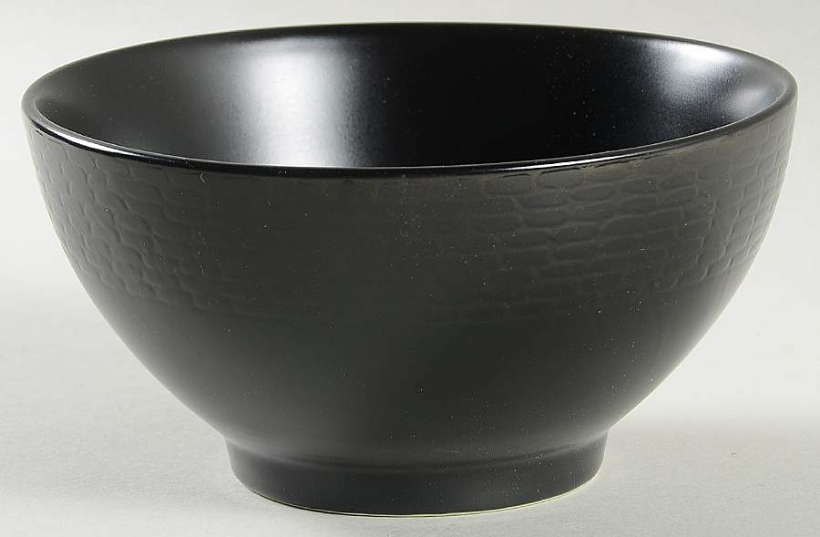 Urban Impressions Onyx Black 5" All Purpose Bowl by Lenox-1