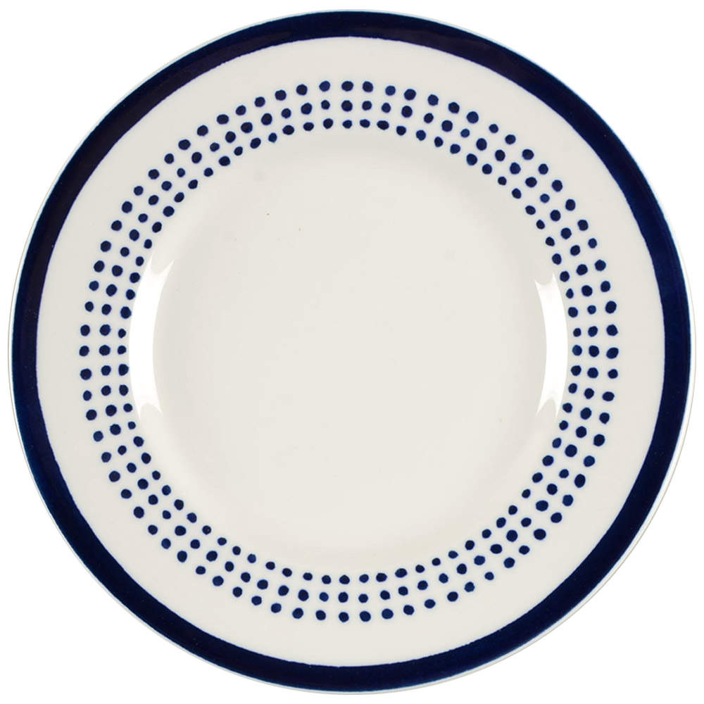 Charlotte Street Blue Accent Luncheon Plate by Lenox-1