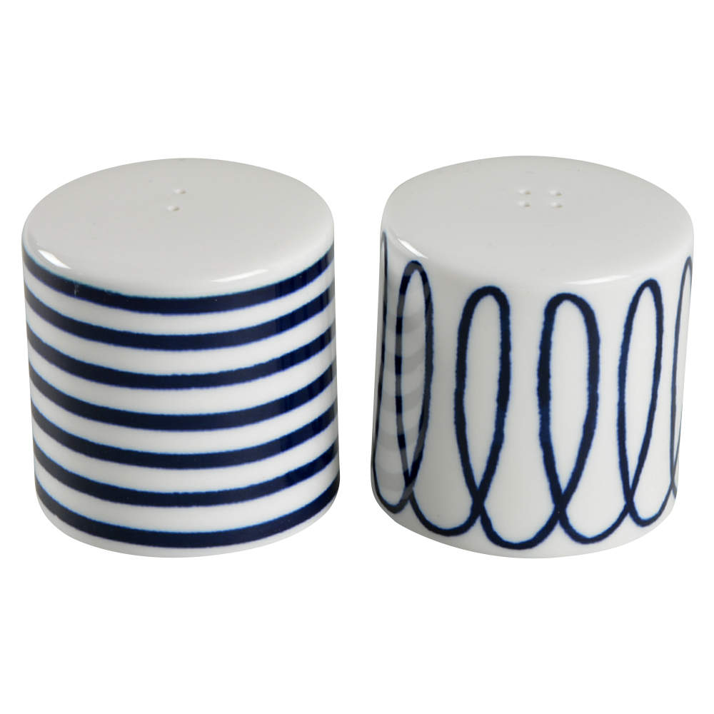 Charlotte Street Blue Salt & Pepper Set by Lenox-1