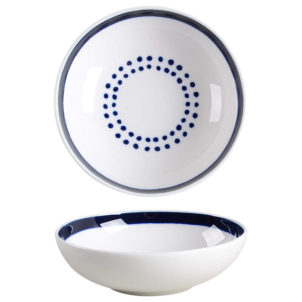 Charlotte Street Blue Fruit/Dessert (Sauce) Bowl by Lenox-1