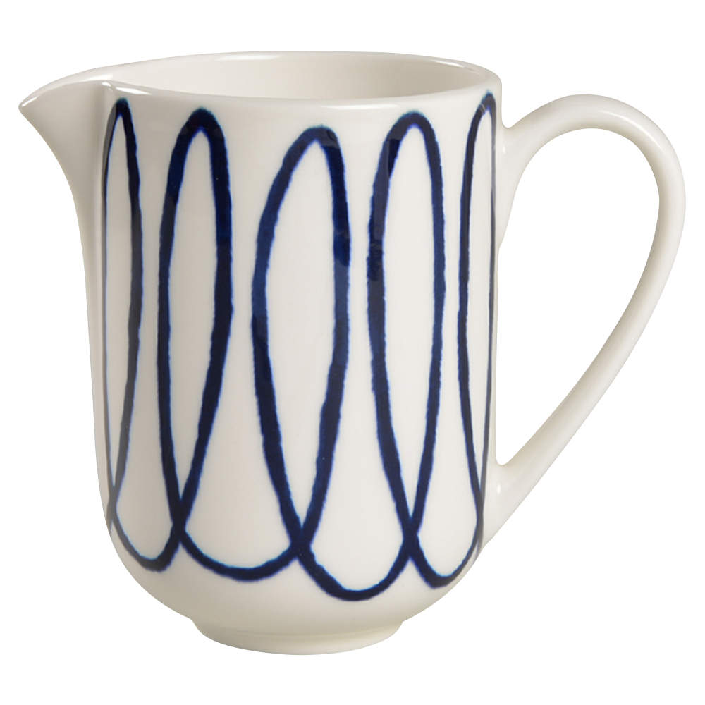 Charlotte Street Blue Creamer by Lenox-1