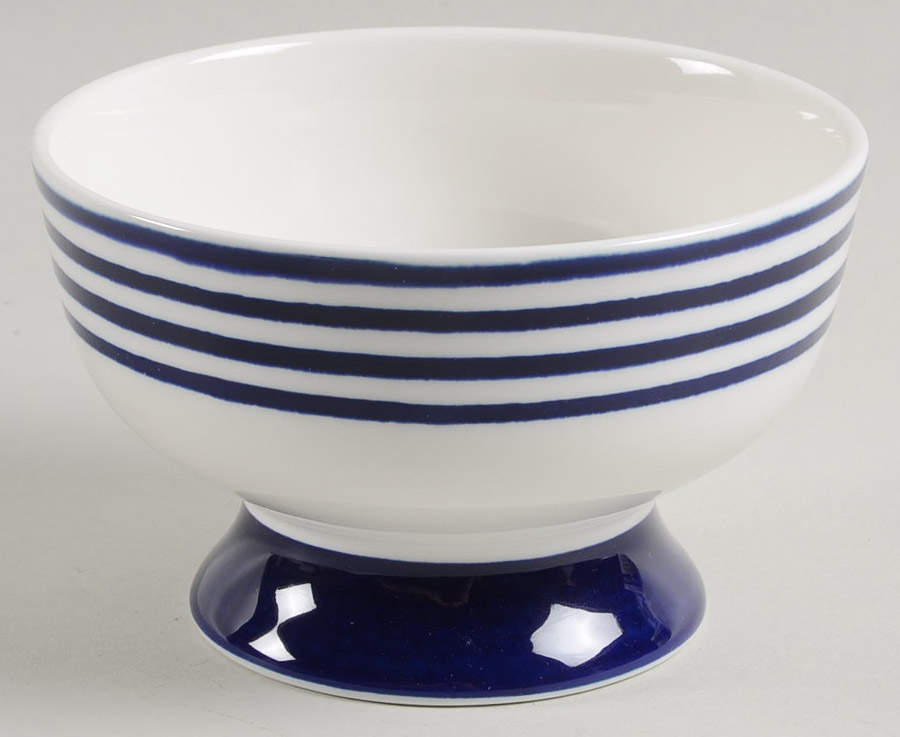 Charlotte Street Blue Footed Dessert Bowl by Lenox-1