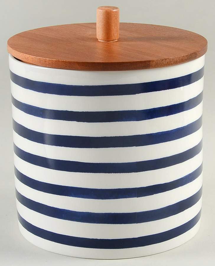 Charlotte Street Blue Large Canister & Lid by Lenox-1