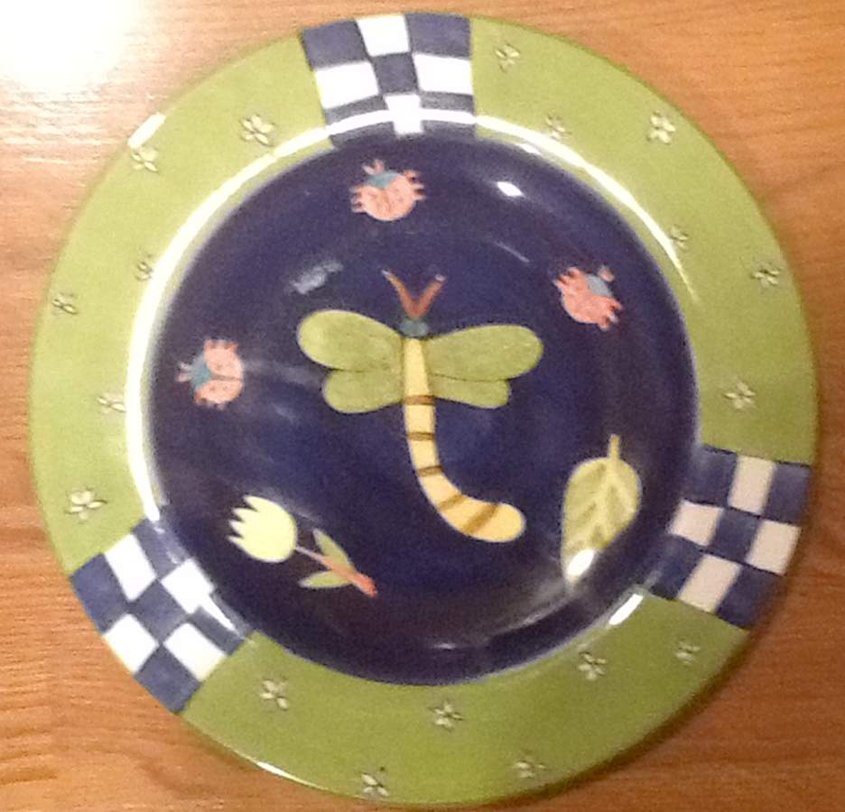 Whimsy Pond Dinner Plate by Laurie Gates-1
