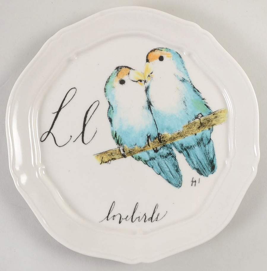 Calligrapher Canape Plate by Linea Carta-1