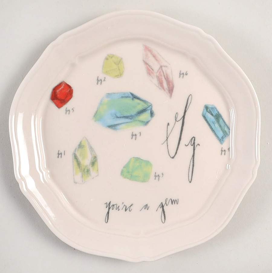 Calligrapher Canape Plate by Linea Carta-1