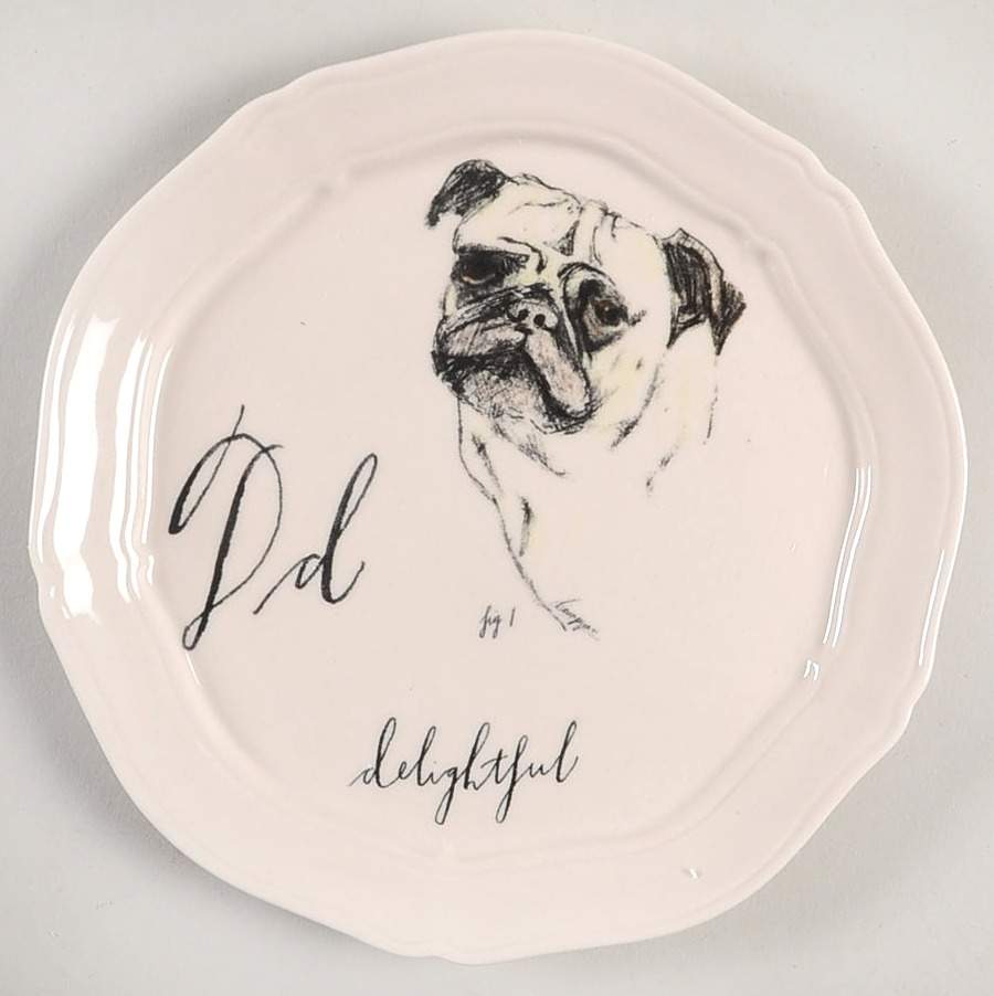Calligrapher Canape Plate by Linea Carta-1