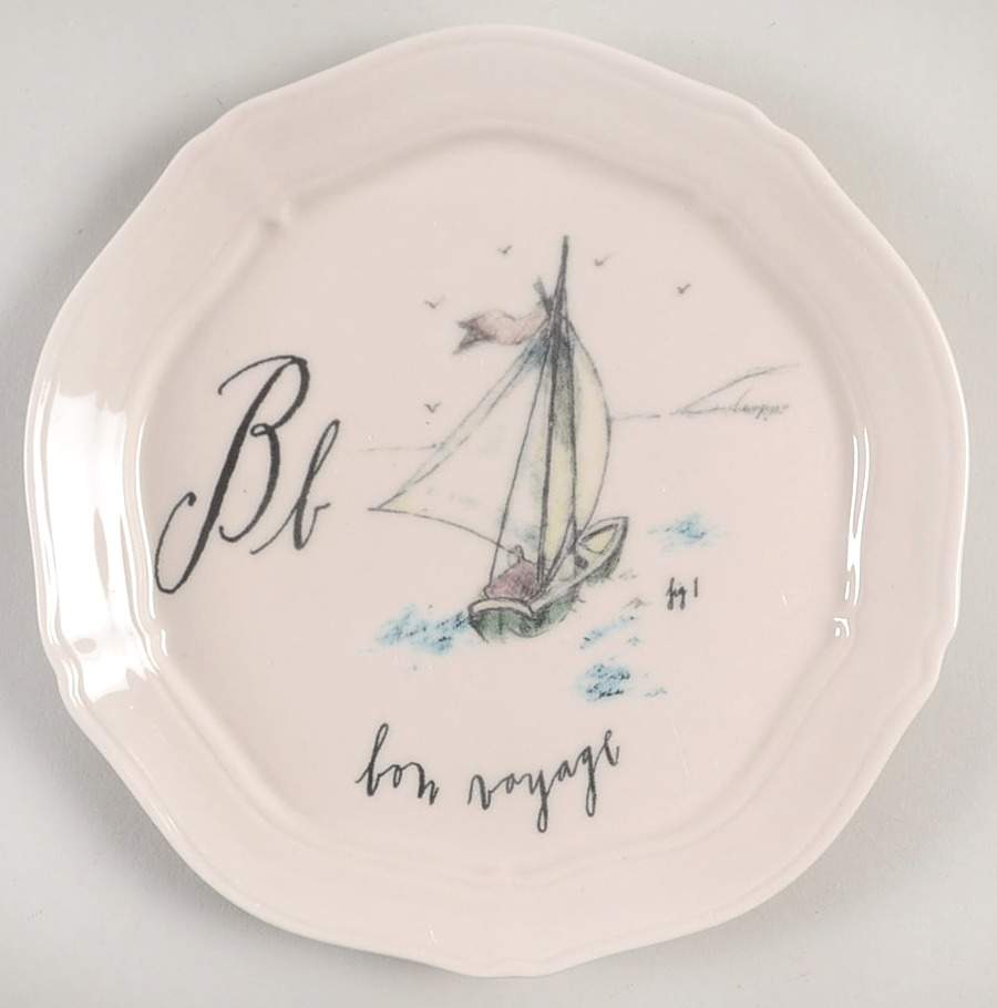 Calligrapher Canape Plate by Linea Carta-1