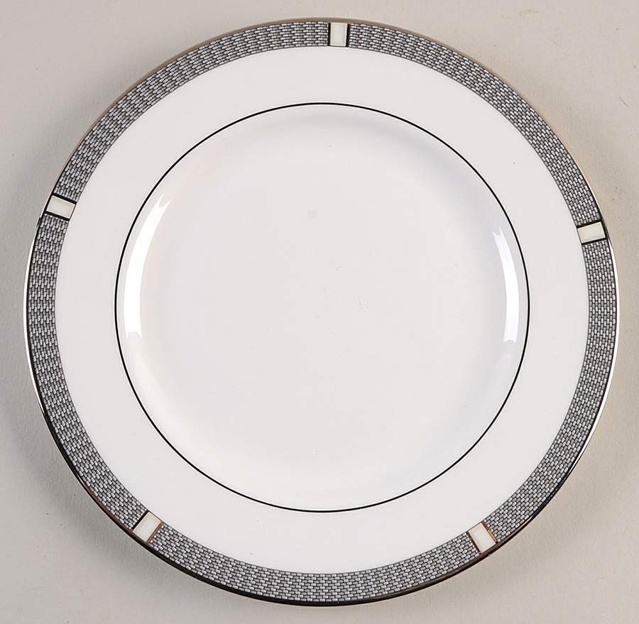 Silver Sophisticate Salad Plate by Lenox-1