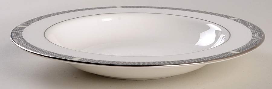 Silver Sophisticate 9" Soup/Pasta Bowl by Lenox-1