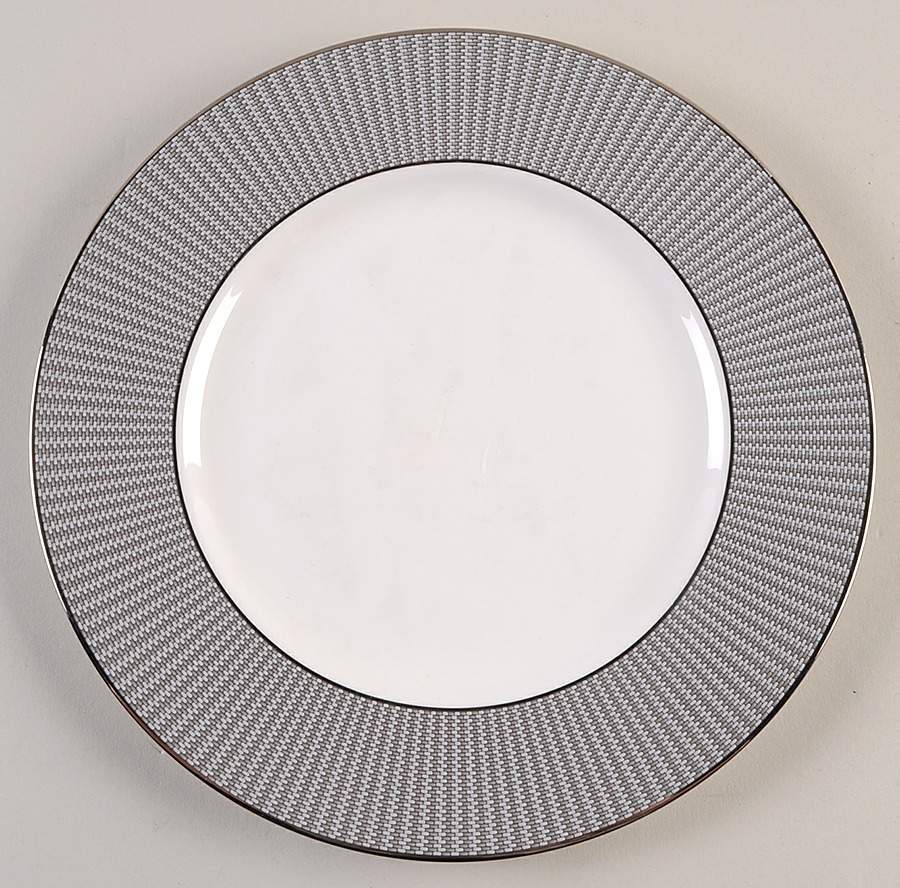 Silver Sophisticate Accent Luncheon Plate by Lenox-1