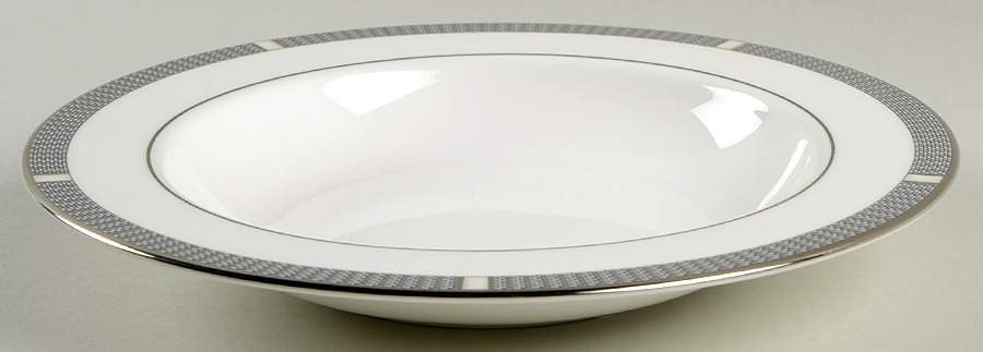 Silver Sophisticate 9" Soup/Pasta Bowl by Lenox-1