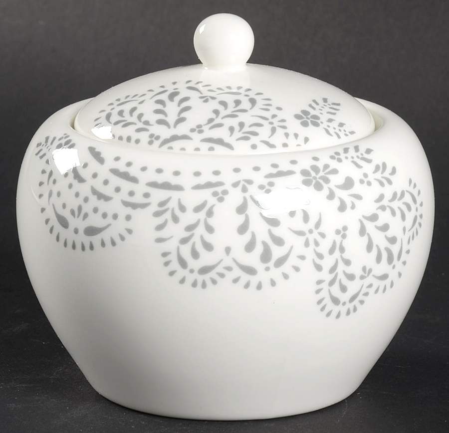 Marchesa Lace Sugar Bowl & Lid by Lenox-1