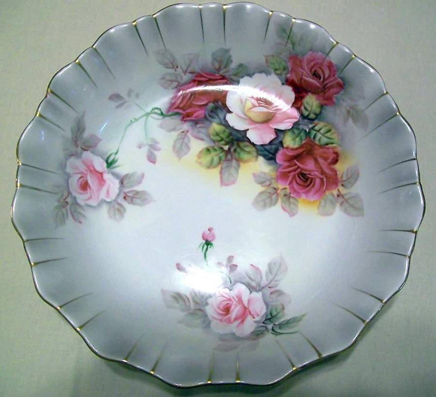 XA4814 10" Round Vegetable Bowl by Lefton-1